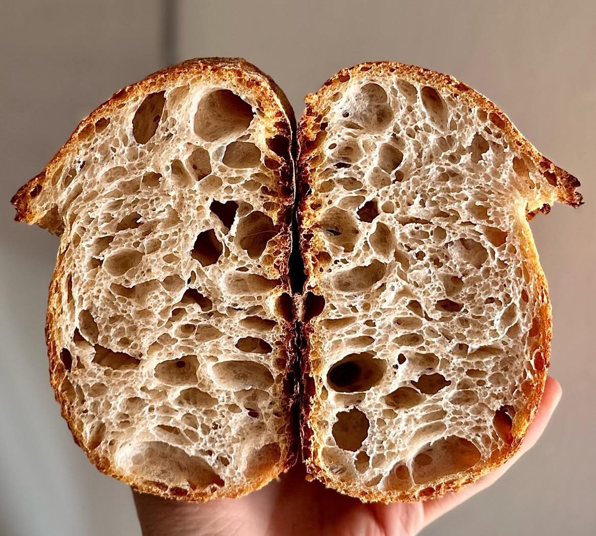 Fresh Liquid Sourdough Starter – Heritage Yeast in Glass Jar – Organic Live Active Culture for Artisan Bread