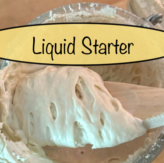 Fresh Liquid Sourdough Starter – Heritage Yeast in Glass Jar – Organic Live Active Culture for Artisan Bread